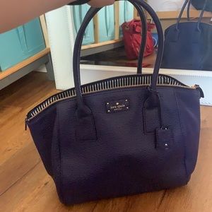 Kate Spade Dark Blue Leather tote